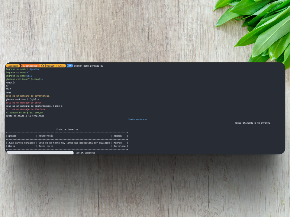 Vista previa de EightBits Terminal